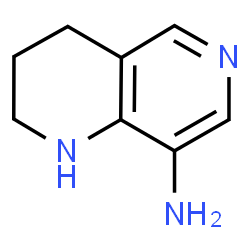 1,2,3,4-Tetrahydro-1,6-naphthyridin-8-amine structure