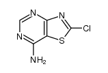 7-amino-2-chlorothiazolo[4,5-d]pyrimidine Structure