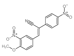 Benzeneacetonitrile, a-[(4-methoxy-3-nitrophenyl)methylene]-4-nitro- picture