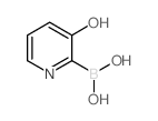 3-羟基吡啶-2-基-2-硼酸结构式