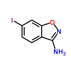 6-Iodo-1,2-benzoxazol-3-amine结构式