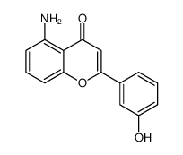 4H-1-Benzopyran-4-one,5-amino-2-(3-hydroxyphenyl)-(9CI) picture