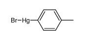 p-tolylquecksilber(II) bromide结构式