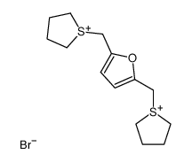 2,5-furandiyl-bis(methylene tetrahydrothiophenium bromide) Structure