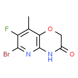 6-溴-7-氟-8-甲基-2H-吡啶并[3,2-B][1,4]噁嗪-3(4H)-酮图片