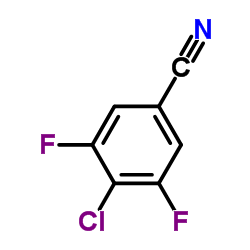 4-Chloro-3,5-difluorobenzonitrile Structure