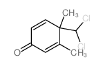 2,5-Cyclohexadien-1-one,4-(dichloromethyl)-3,4-dimethyl-结构式