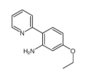 Benzenamine, 5-ethoxy-2-(2-pyridinyl)- (9CI)结构式