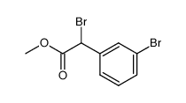 methyl 2-bromo-2-(3-bromophenyl)acetate Structure