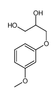 1,2-Propanediol, 3-(m-methoxyphenoxy)- structure