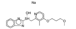 (R)-(+)-Rabeprazole sodium Structure