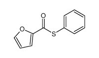 Furan-2-carbothioic acid S-phenyl ester结构式