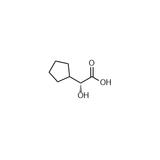 (R)-2-Cyclopentyl-2-hydroxyacetic acid structure