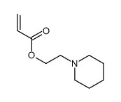 2-piperidin-1-ylethyl prop-2-enoate Structure