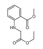 methyl 2-[(2-ethoxy-2-oxoethyl)amino]benzoate Structure