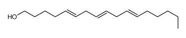 5,8,11-Heptadecatrien-1-ol结构式