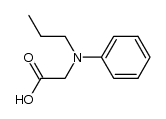 N-propyl-N-phenylglycine Structure