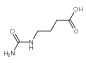 4-UREIDO-BUTYRIC ACID Structure