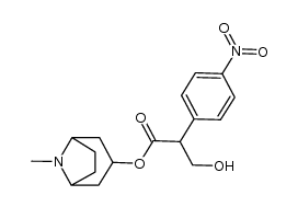 3-hydroxy-2-(4-nitro-phenyl)-propionic acid tropan-3-yl ester结构式