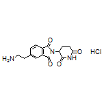 5-(2-Aminoethyl)-2-(2,6-dioxo-3-piperidyl)isoindoline-1,3-dione Hydrochloride Structure