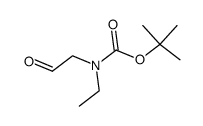 N-Boc-(ethylamino)acetaldehyde Structure