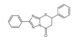 2,5-diphenyl-5,6-dihydro-[1,2,4]triazolo[5,1-b][1,3]thiazin-7-one Structure