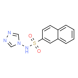 N-(4H-1,2,4-Triazol-4-yl)-2-naphthalenesulfonamide结构式