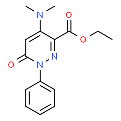 Ethyl 4-(dimethylamino)-6-oxo-1-phenyl-1,6-dihydro-3-pyridazinecarboxylate picture