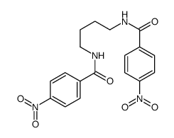 4-nitro-N-[4-[(4-nitrobenzoyl)amino]butyl]benzamide Structure