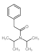 Benzeneacetamide,N,N-bis(1-methylethyl)- structure