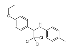 4-methyl-N-[2,2,2-trichloro-1-(4-ethoxyphenyl)ethyl]aniline结构式