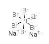 六水合六溴铂钠(IV)结构式