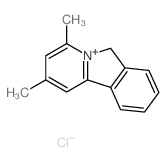 2,4-dimethyl-6H-pyrido[2,1-a]isoindol-5-ium,chloride结构式