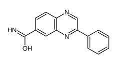 3-phenylquinoxaline-6-carboxamide Structure