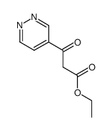 3-oxo-3-pyridazin-4-yl-propionic acid ethyl ester结构式