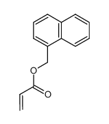 naphthalen-1-ylmethyl acrylate Structure