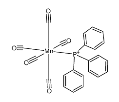 pentacarbonyl(triphenylphosphine)manganese(I) cation结构式