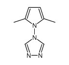 4-[2,5-dimethylpyrrol-1-yl]-1,2,4-triazole结构式