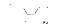 Butyltrimethylplumbane Structure