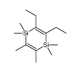 2,3-diethyl-1,1,4,4,5,6-hexamethyl-1,4-disiline结构式