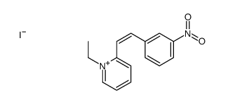 1-ethyl-2-[2-(3-nitrophenyl)ethenyl]pyridin-1-ium,iodide Structure