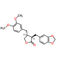 (3R,4R)-3-[(1,3-Benzodioxole-5-yl)methyl]-4-(3,4-dimethoxybenzyl)-4,5-dihydrofuran-2(3H)-one图片