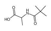 N-Piv-D,L-Ala-OH Structure