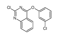 2-chloro-4-(3-chlorophenoxy)quinazoline Structure