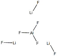 cryolite, trilithium Structure