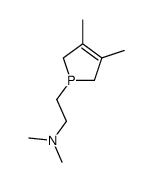 2-(3,4-dimethyl-2,5-dihydrophosphol-1-yl)-N,N-dimethylethanamine Structure