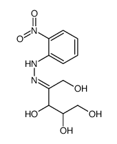 (4E)-4-[(2-nitrophenyl)hydrazinylidene]pentane-1,2,3,5-tetrol Structure