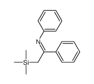 N,1-diphenyl-2-trimethylsilylethanimine Structure