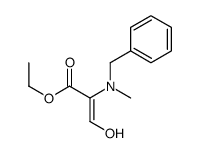 ethyl 2-[benzyl(methyl)amino]-3-hydroxyprop-2-enoate Structure