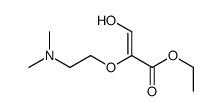 ethyl 2-[2-(dimethylamino)ethoxy]-3-hydroxyprop-2-enoate结构式